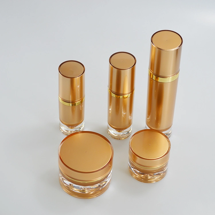 Water-Drop Shape Acrylic Bottle Acrylic Jar Luxury Cosmetic Container Set
