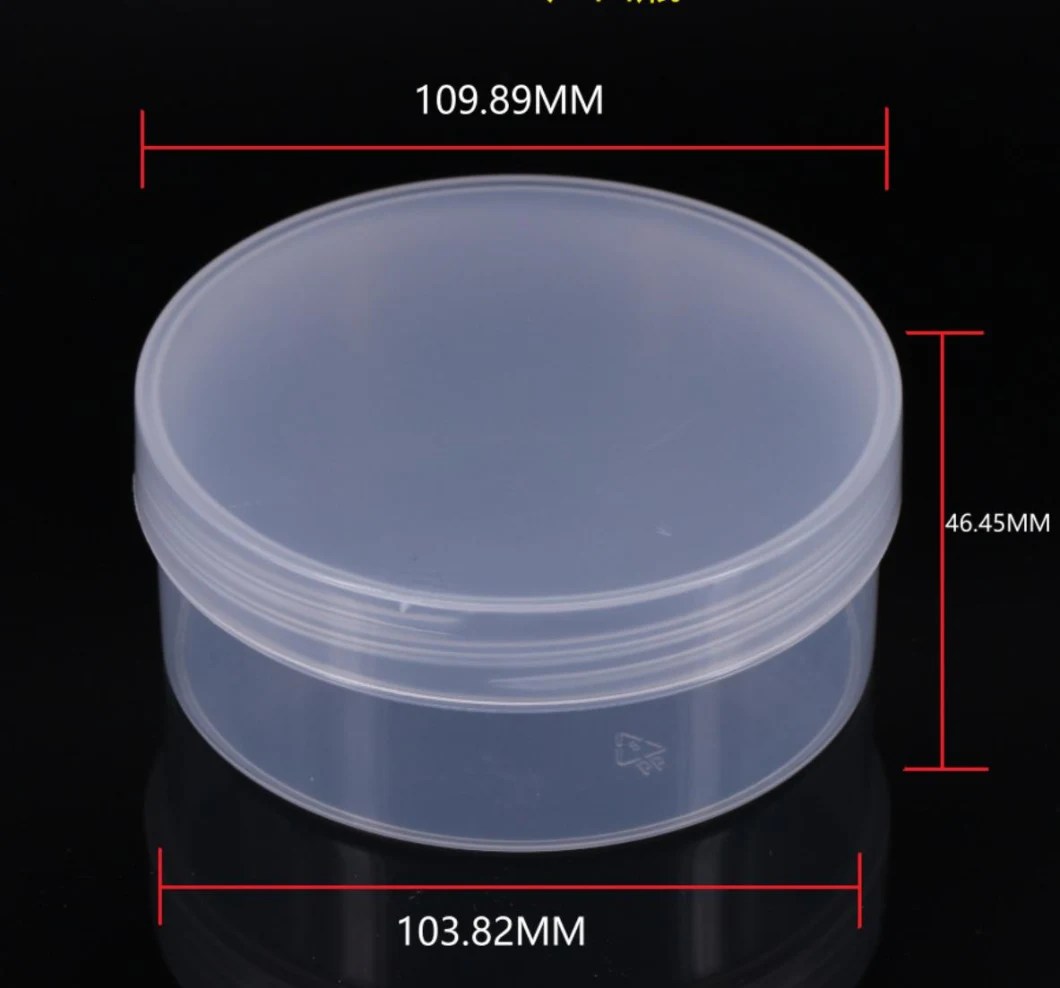OEM Customized PP Plastic Body Butter Bottle Face Mask Jar 250ml Wide Mouth Jar with Cap