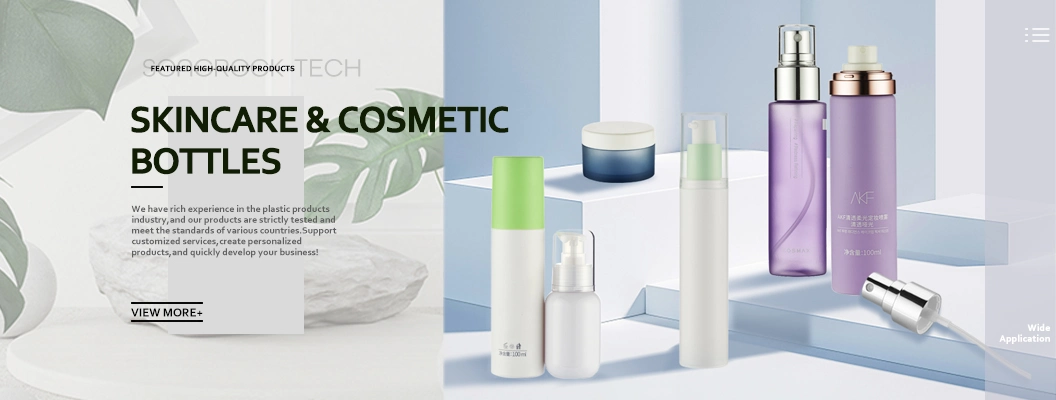 Eco Friendly Empty PP Plastic Cosmetic Packaging Container Serum Fillable Cream Lotion 15ml 30ml 50ml 80ml 100ml 120ml Clear Frosting Airless Pump Bottle