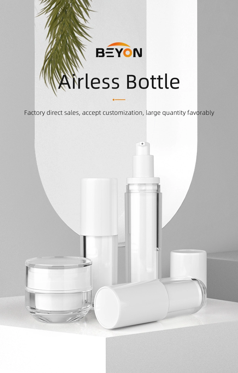 50ml Acrylic Plastic Cosmetic Packaging Airless Lotion Bottle 07b011-50