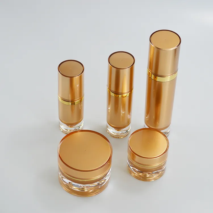 Water-Drop Shape Acrylic Bottle Acrylic Jar Luxury Cosmetic Container Set