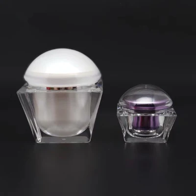 200g 250g Cream Acrylic Jar Plastic Container Cosmetic PMMA Bottle