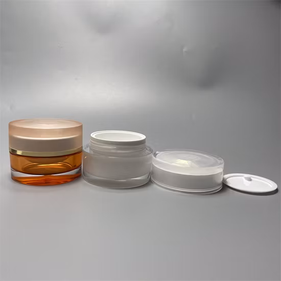 5g 10g 20g 50g 100g Plastic PS Acrylic Luxury Cosmetics Cream Jar Sets