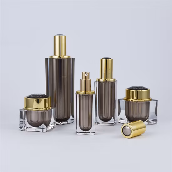 15ml 30ml 50ml Luxury Cosmetic Cream Acrylic Lotion Bottle Set