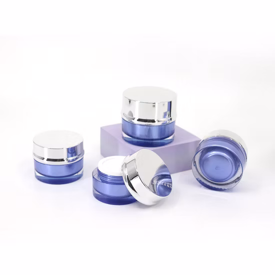 Luxury Acrylic Plastic Squared Bottle and Jar Cosmetic Packging Set