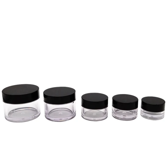 15/30/50g High-Grade Transparent Acrylic Cream Jar and Skin Essence Bottle