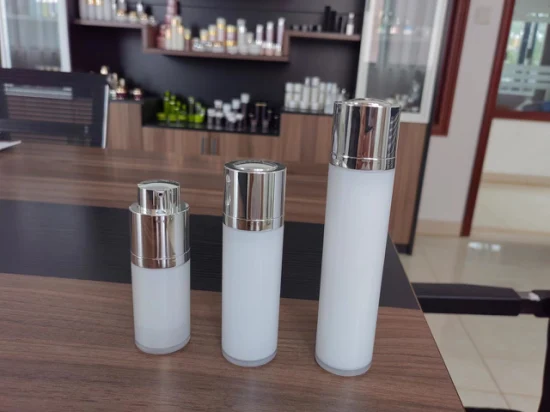 15g 30g 50g 100g Empty Luxury Acrylic Skincare Jar Plastic Double Wall Cosmetic Face Cream Plastic Jars with Lids Packaging